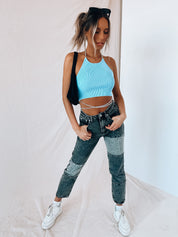 SALE: Baby Blue Chained Halter