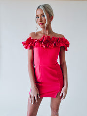 Kelcey Fuchsia Mini Dress