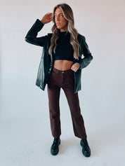 RESTOCKED: Chocolate Boyfriend Denim