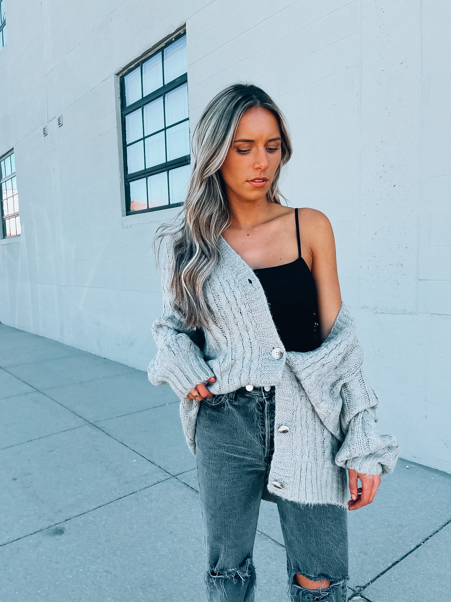 Levi Cable Knit Cardigan