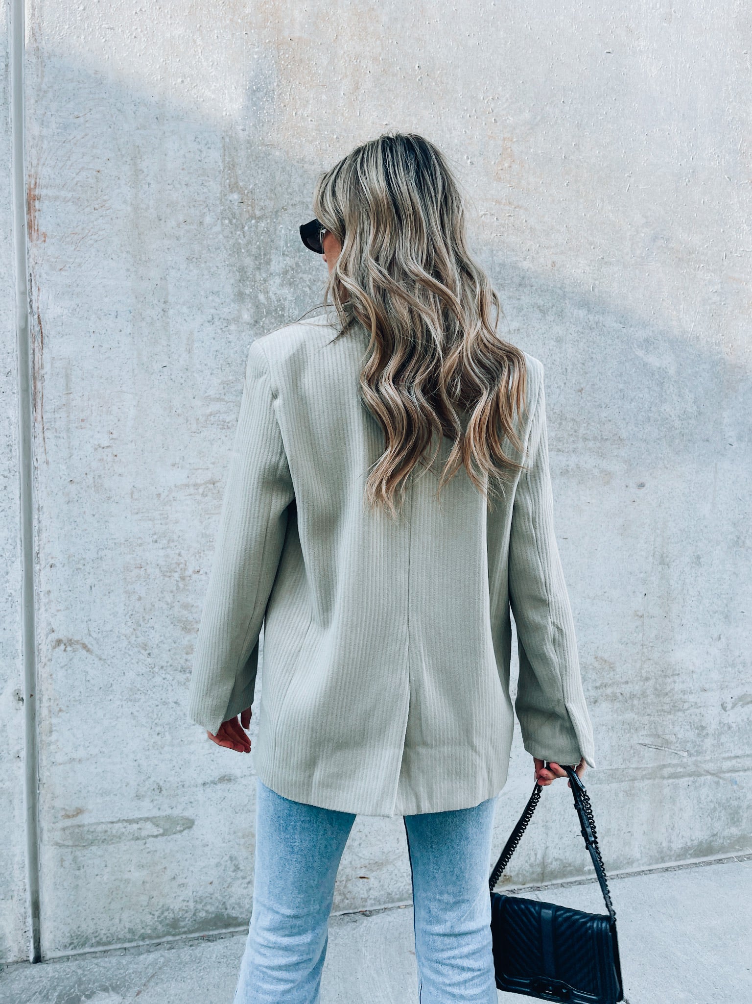 Parker Wool Blend Blazer In Tea