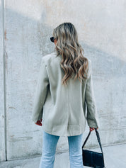 Parker Wool Blend Blazer In Tea