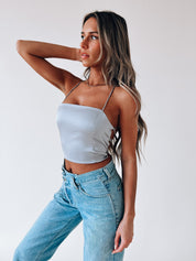Mylah Back Lace-Up Top