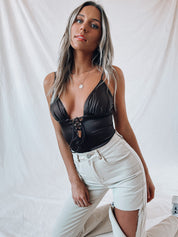 Raquel Front Tie Bodysuit