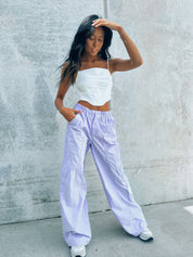 RESTOCKED :Lavender Cargo Pants