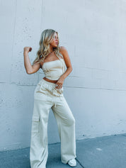 Noah Cotton Corset Top