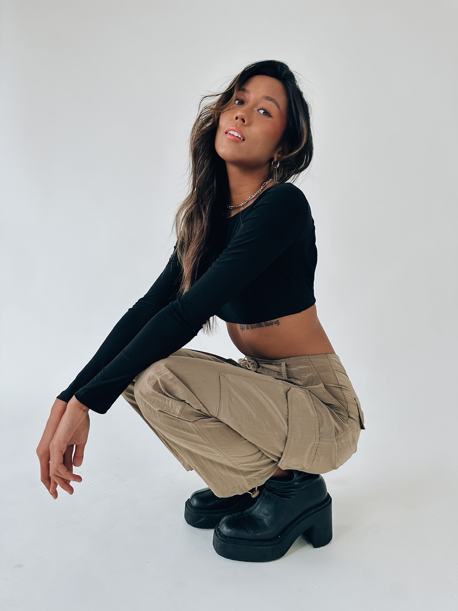 Kairi Open Back Crop Top