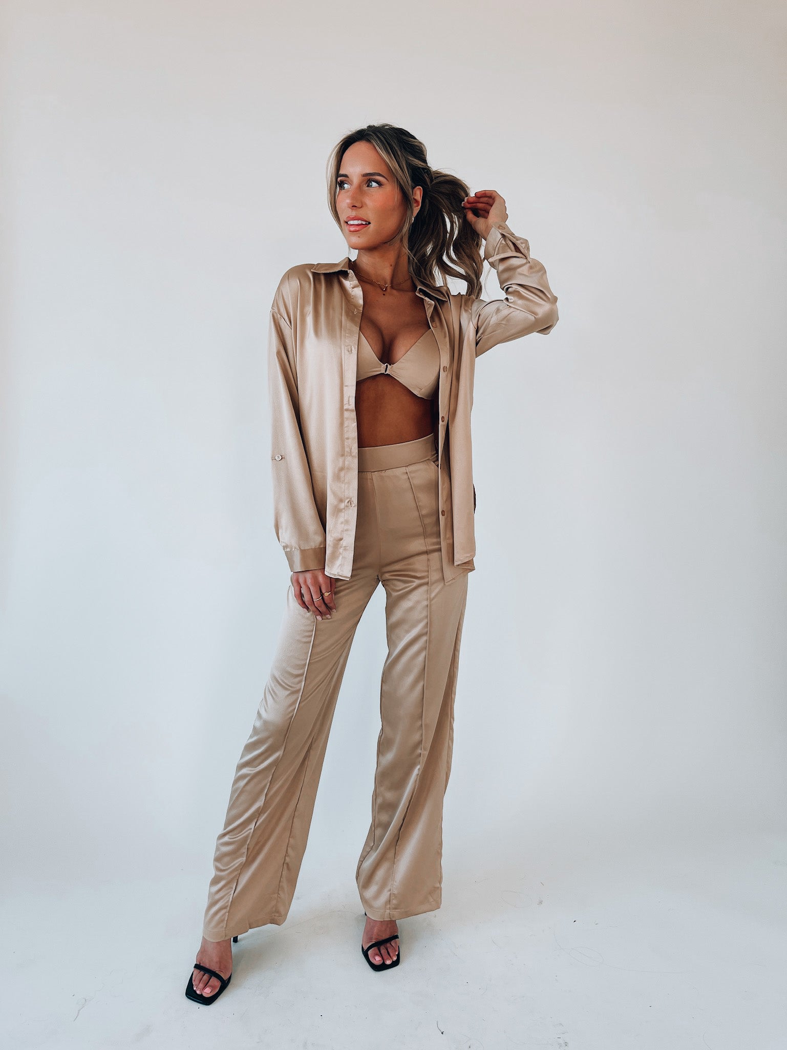 Luna 3 Piece Silk Set