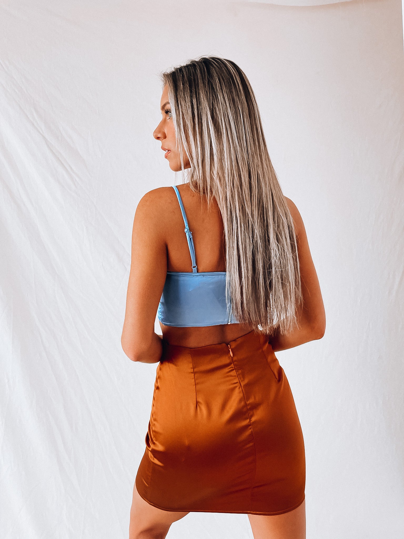 SALE :Contrast Cut Out Mini Dress