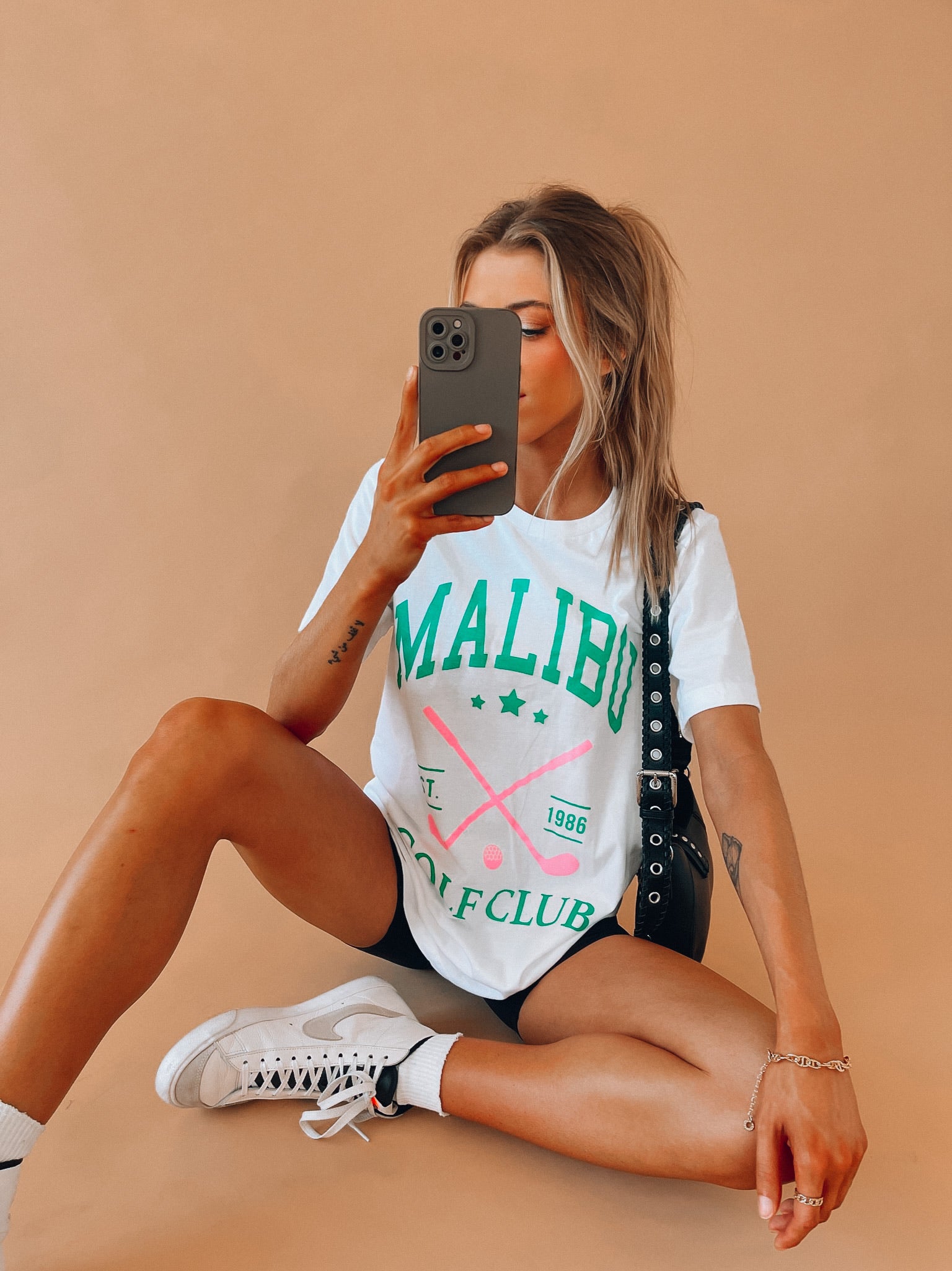 Malibu Golf Club Oversized Graphic Tee