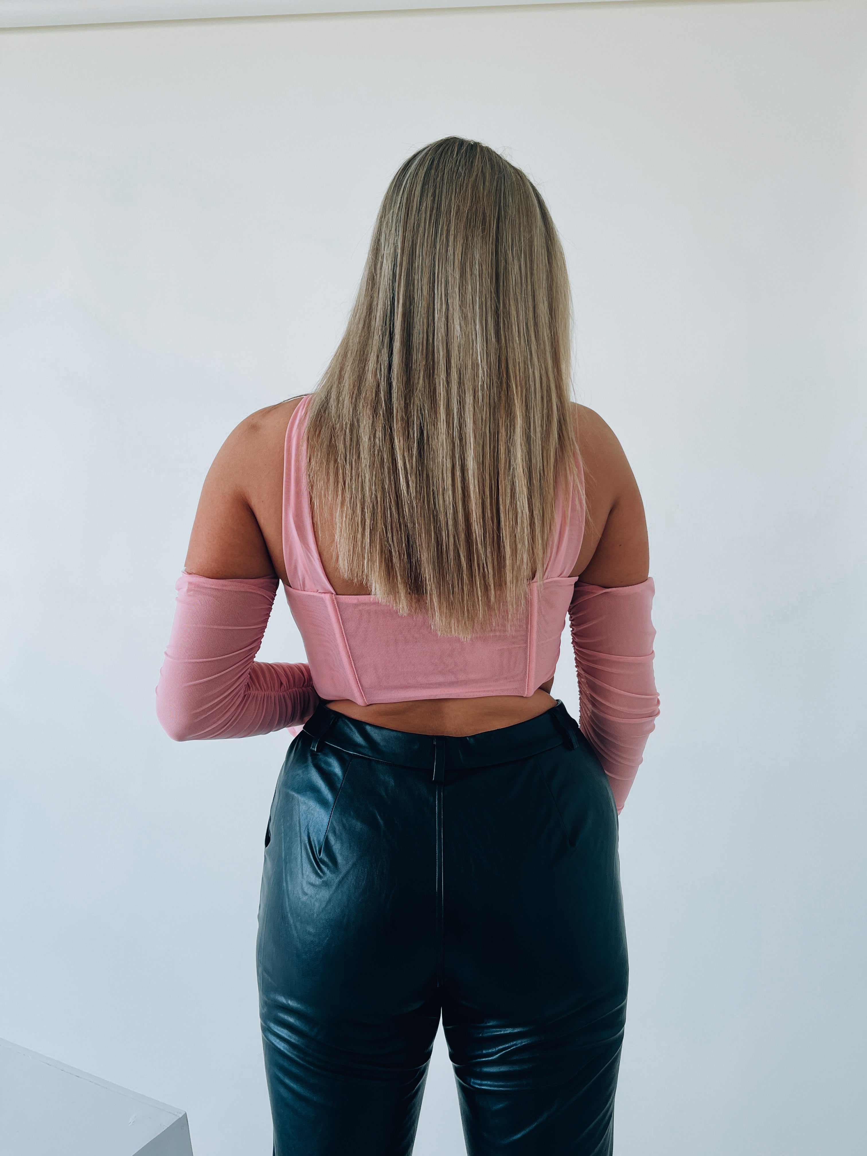 Kayla Mesh Bustier Top