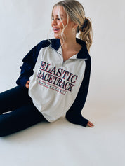 Elastic Racetrack Half Zip