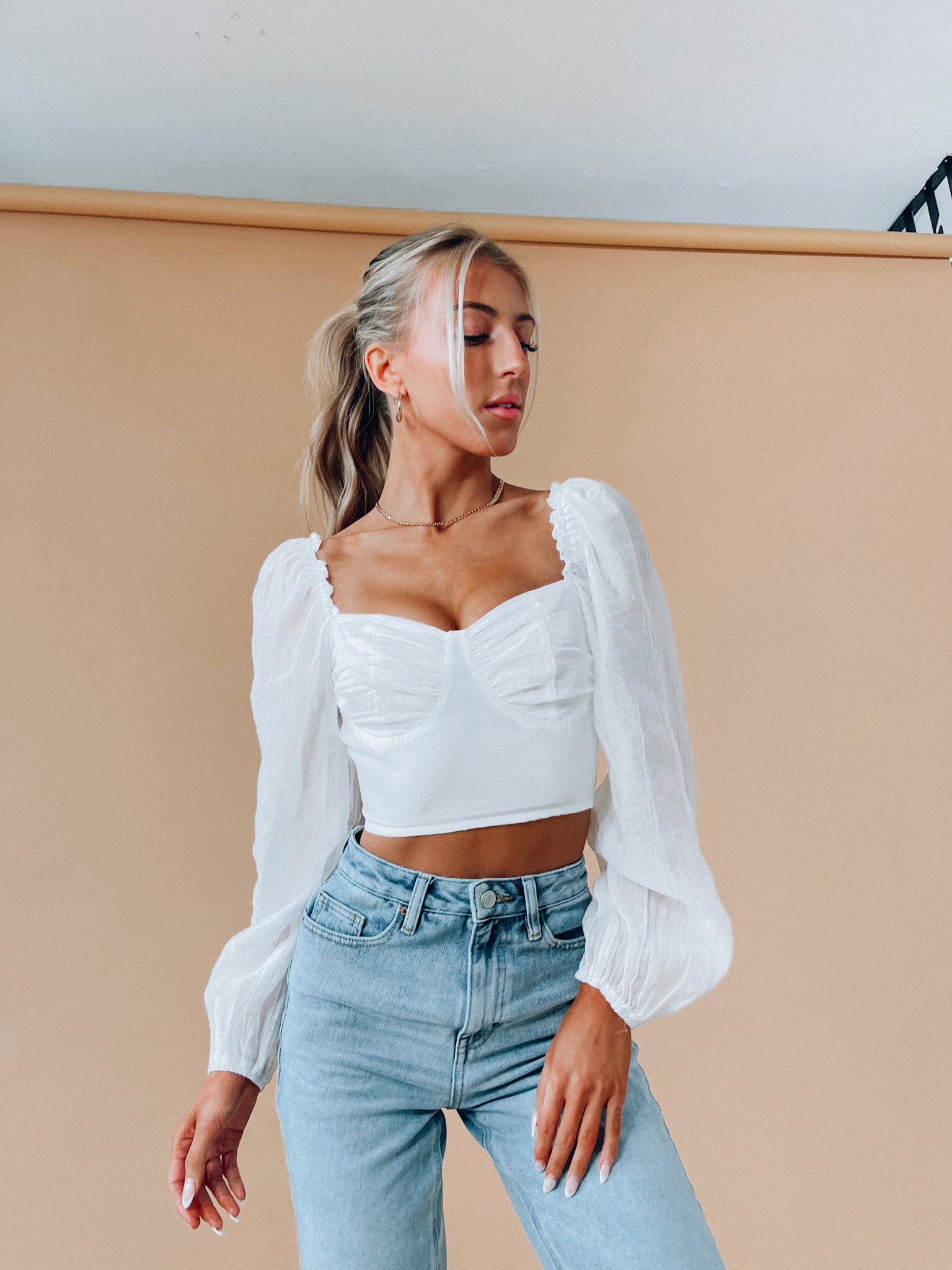 Malani Bustier Long Sleeve