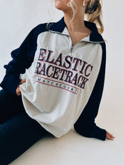 Elastic Racetrack Half Zip