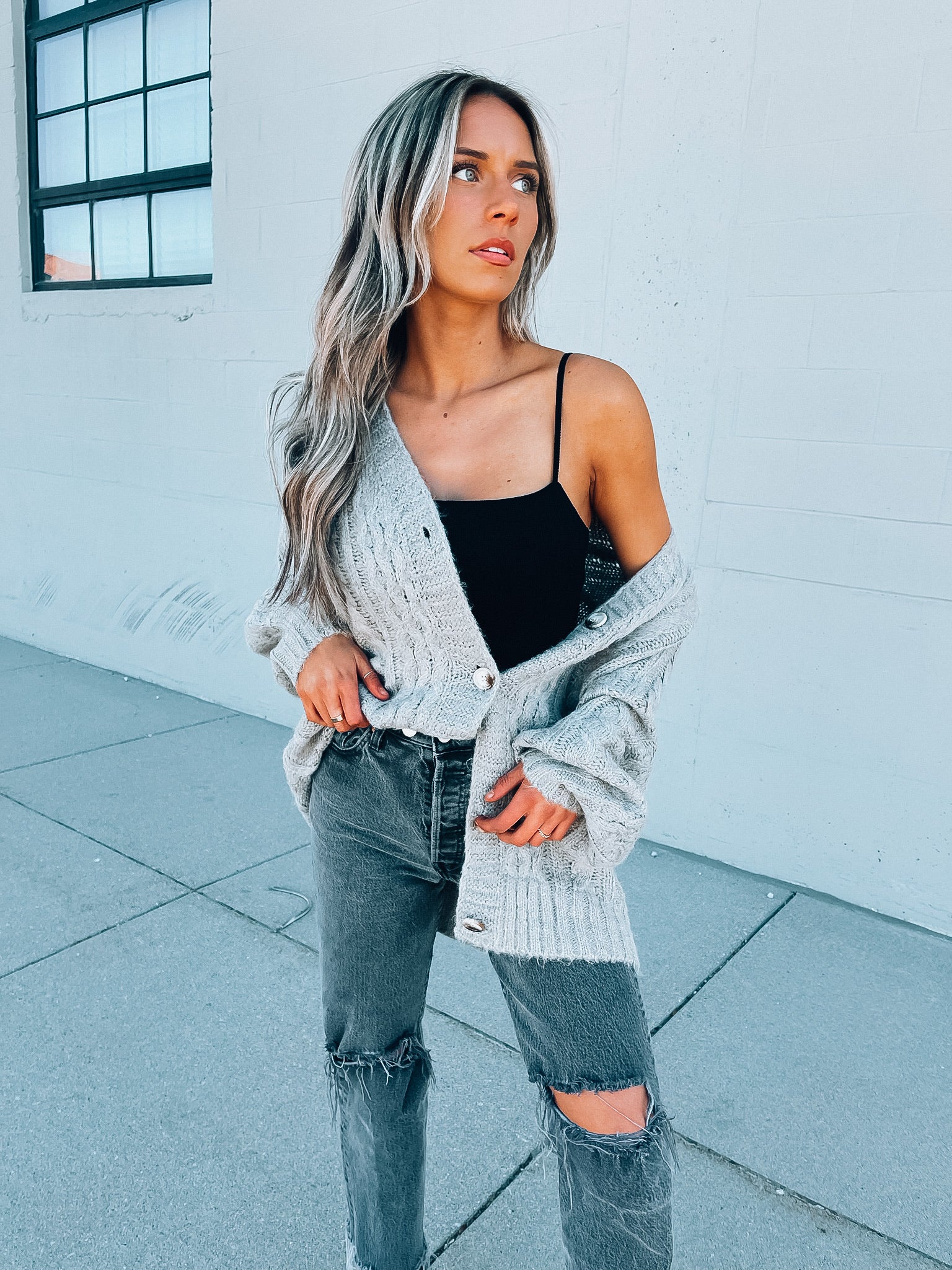 Levi Cable Knit Cardigan