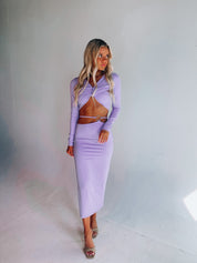 Wren Lavender Skirt Set