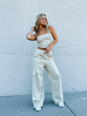 Noah Cotton Corset Top