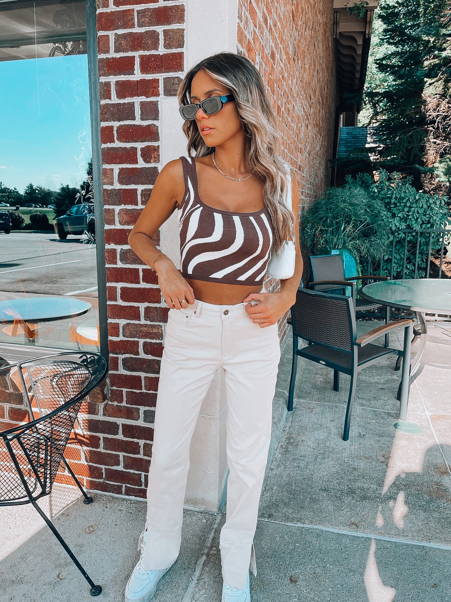 RESTOCKED: Chocolate Waves Knit Top