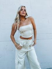 Noah Cotton Corset Top