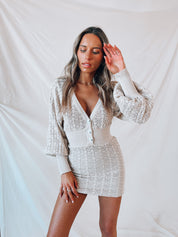 Kinzie Bubble Sleeve Mini Dress