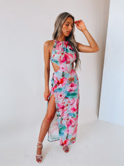 SALE  : Georgina Open Back Midi Dress