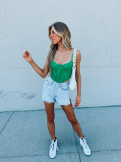 Baylor Lace Bustier Top