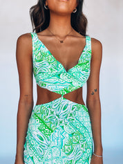 Jovi Printed Midi Dress