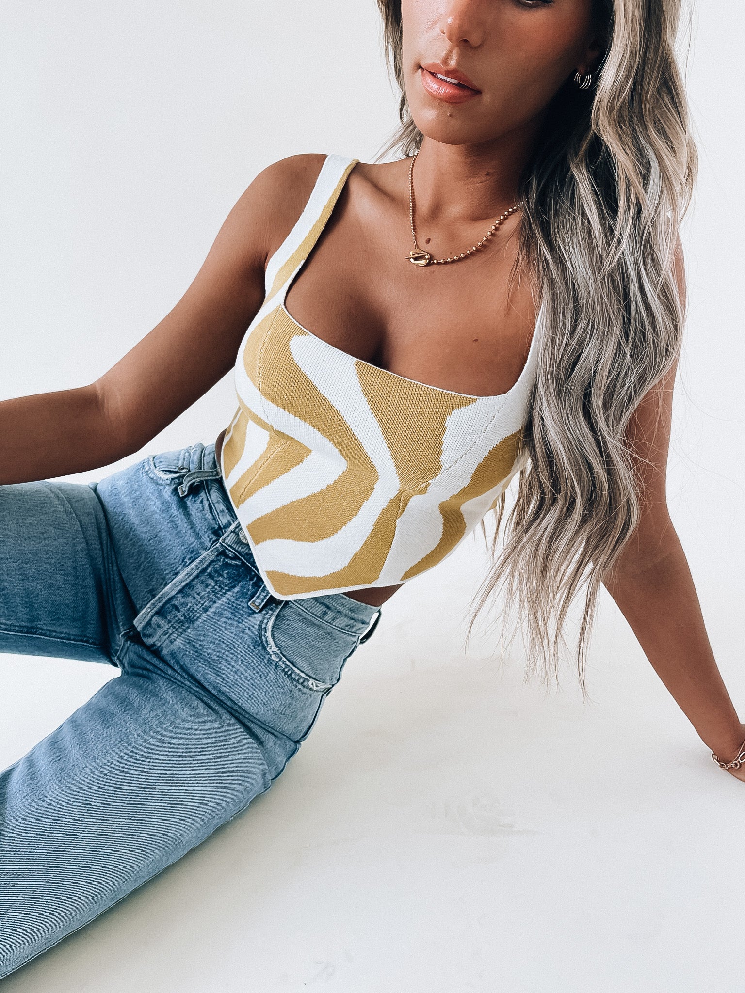 Lennon Zebra Crop Top