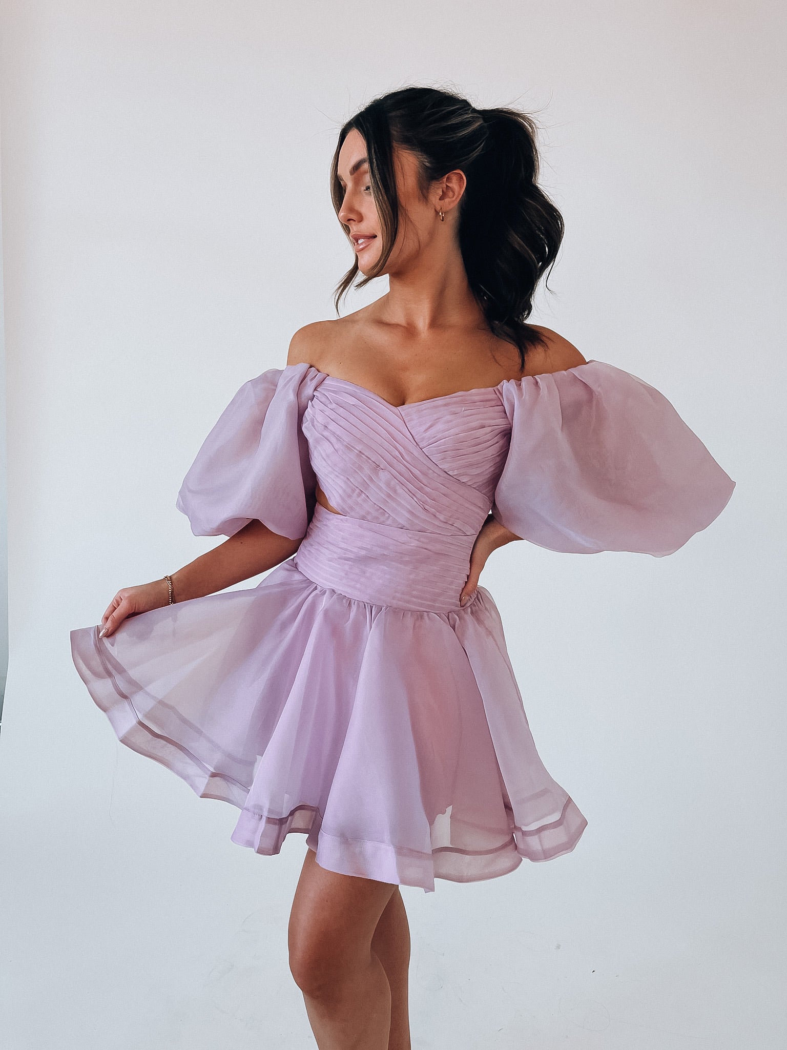 Kaylor Lavender Mini Dress