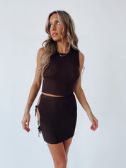 Brooks Ribbed Skirt Set