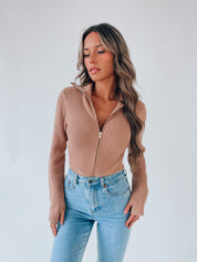 Linley Ribbed Knitted Bodysuit