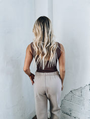 Karla Seamless Bodysuit in Chocolate