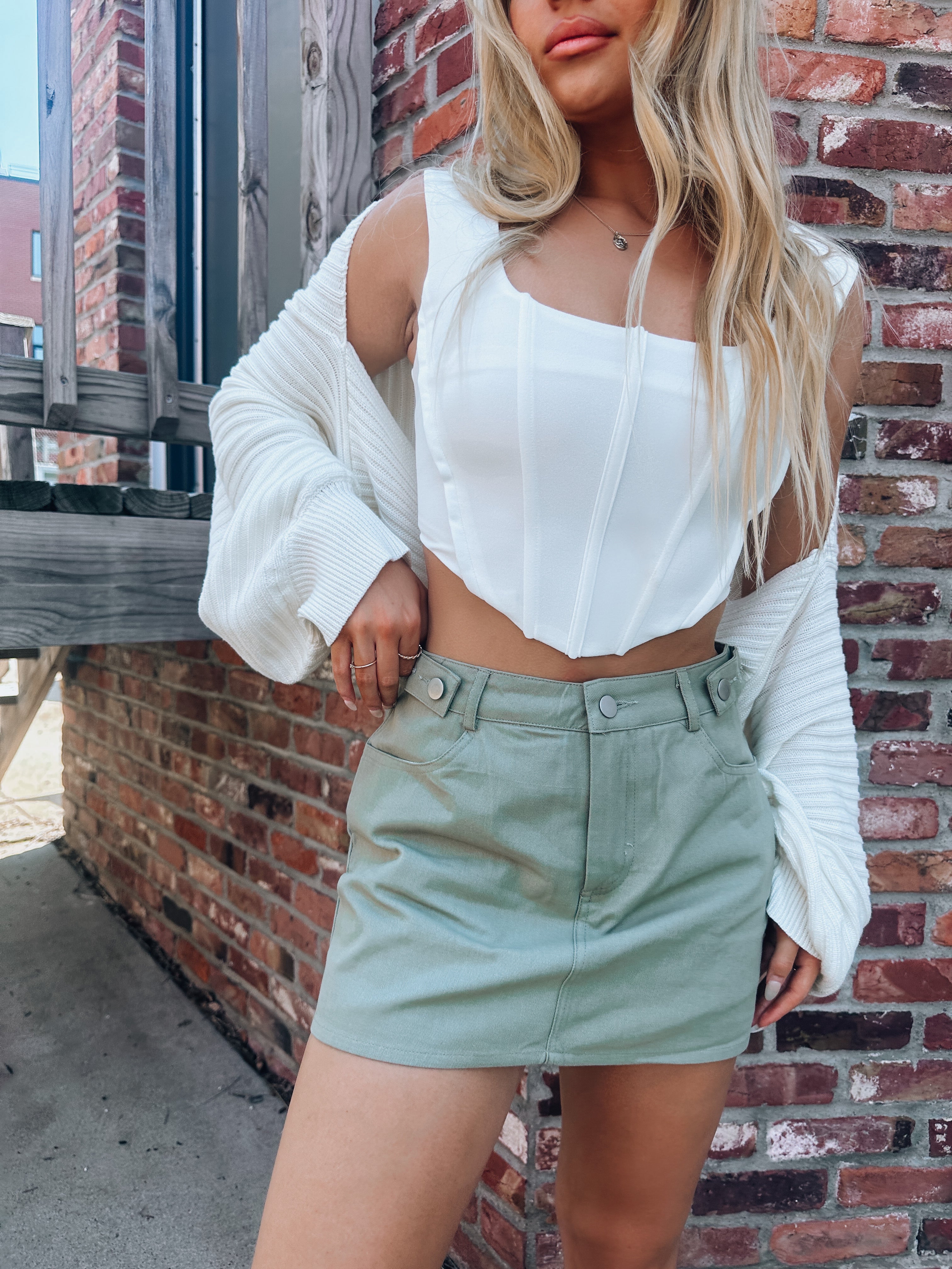 Emmie Bustier Crop Top