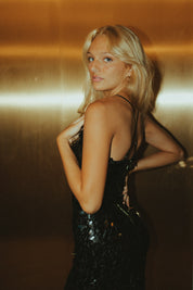 Big Sequin Mini Dress