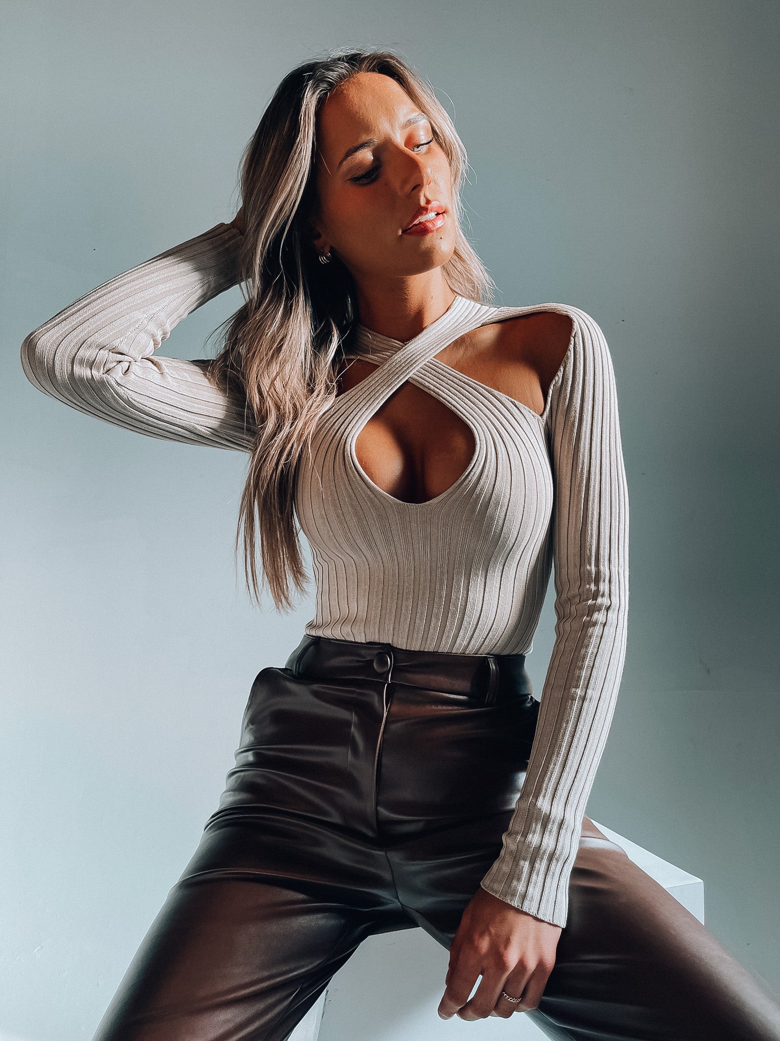 SALE :Long Sleeved Bodysuit