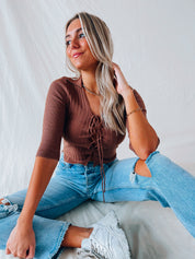 SALE :Chloe Collared Top