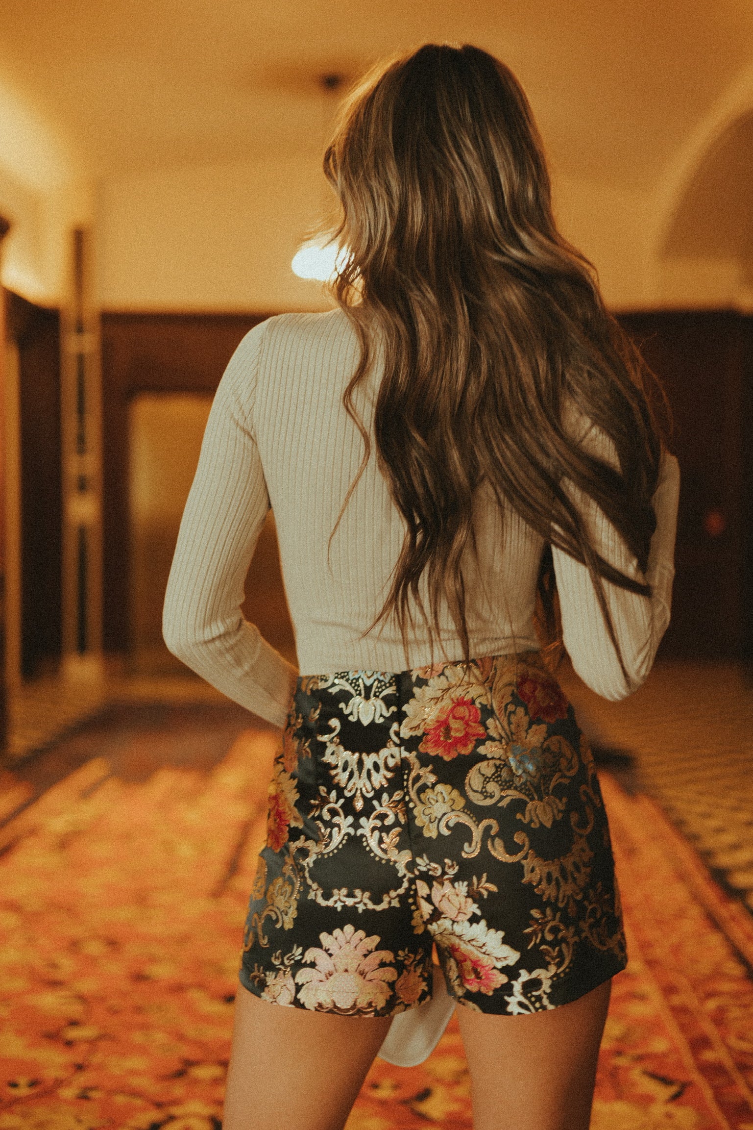 Maeve Floral Wrap Skort