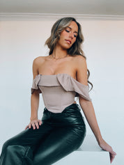 Ellie Off The Shoulder Corset Top