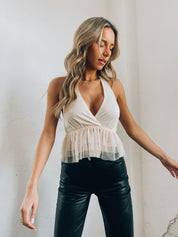 RESTOCKED: Daphne Organza Halter Top