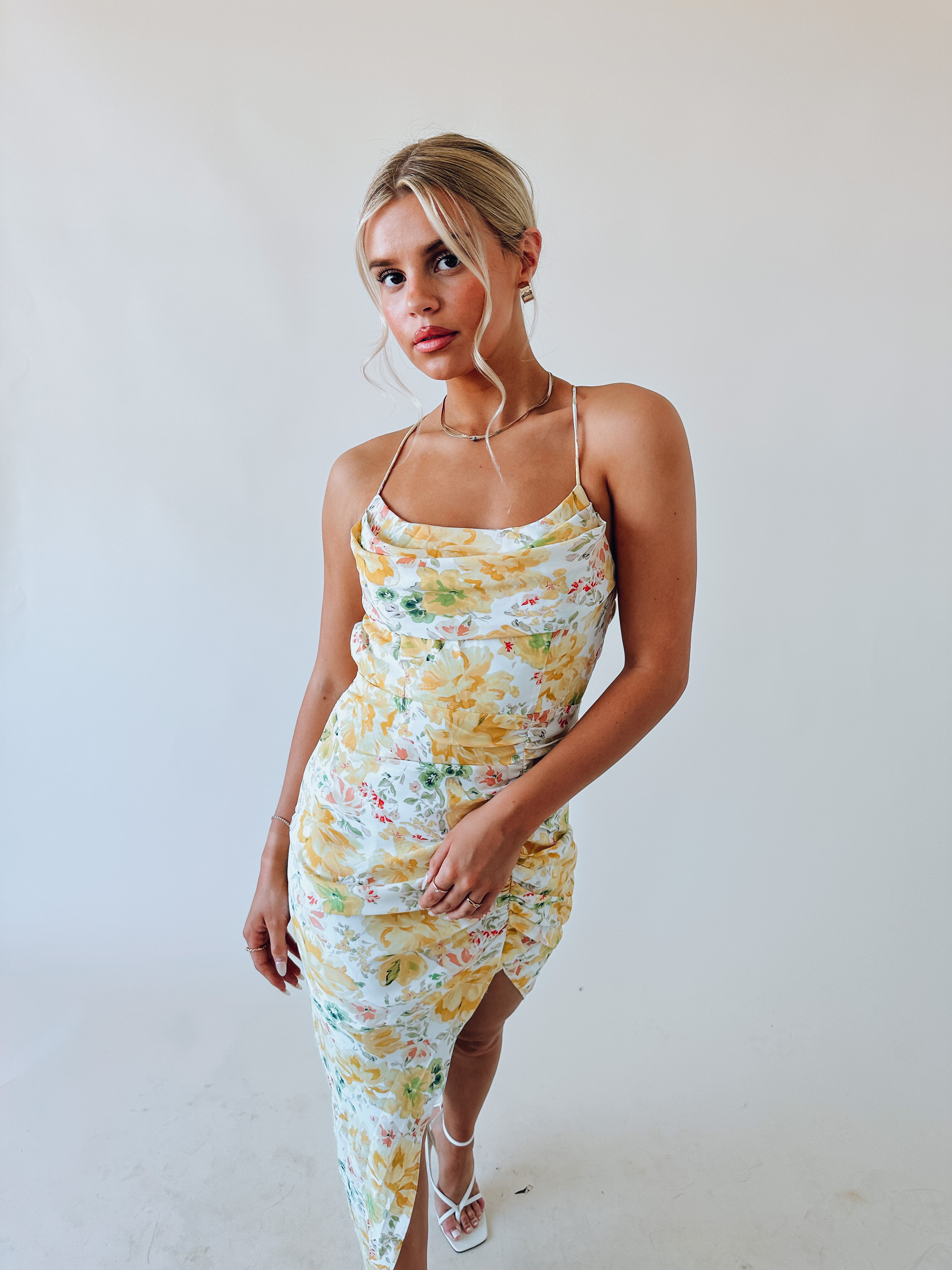 Jemma Floral Midi Dress