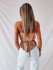 Nayla Cowel Neck Cami Top