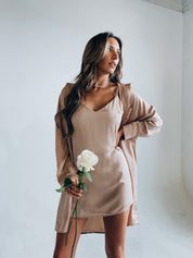 Taupe Dress Set