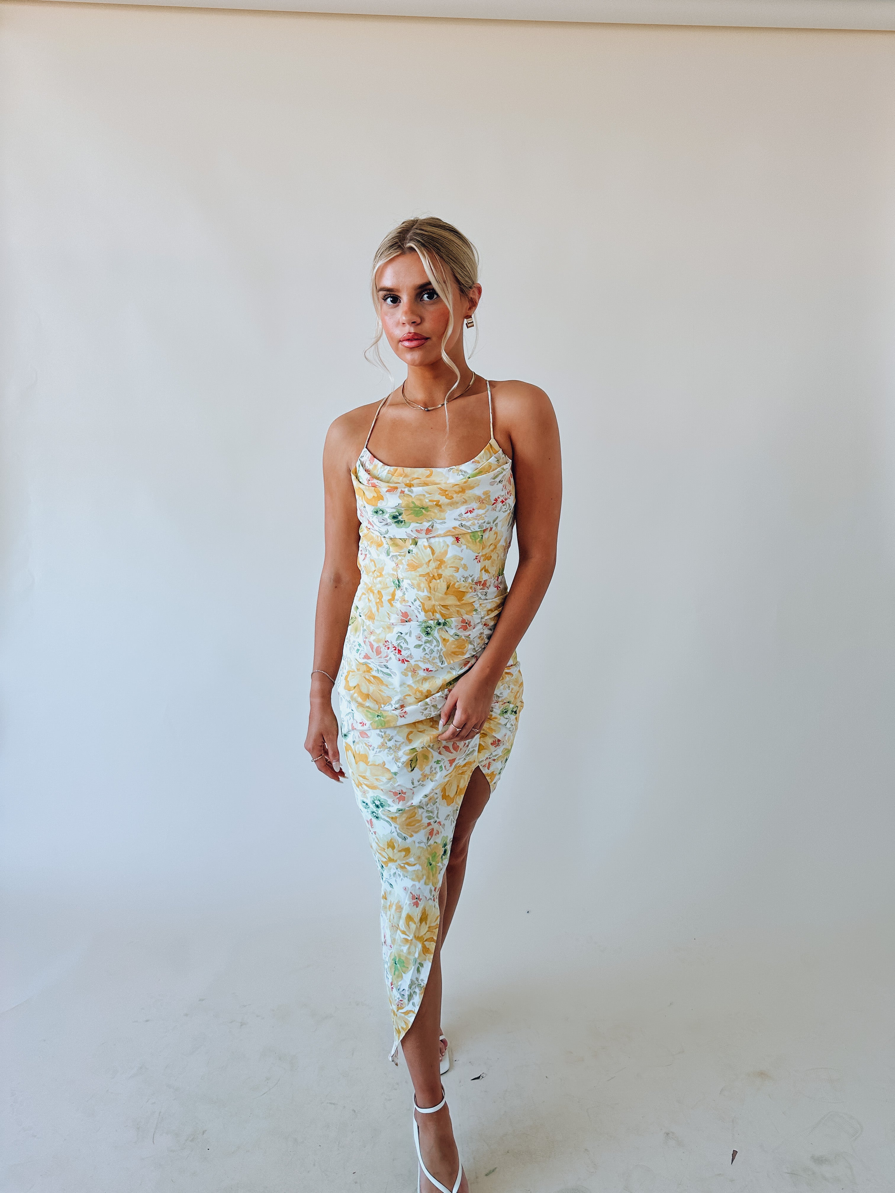 Jemma Floral Midi Dress