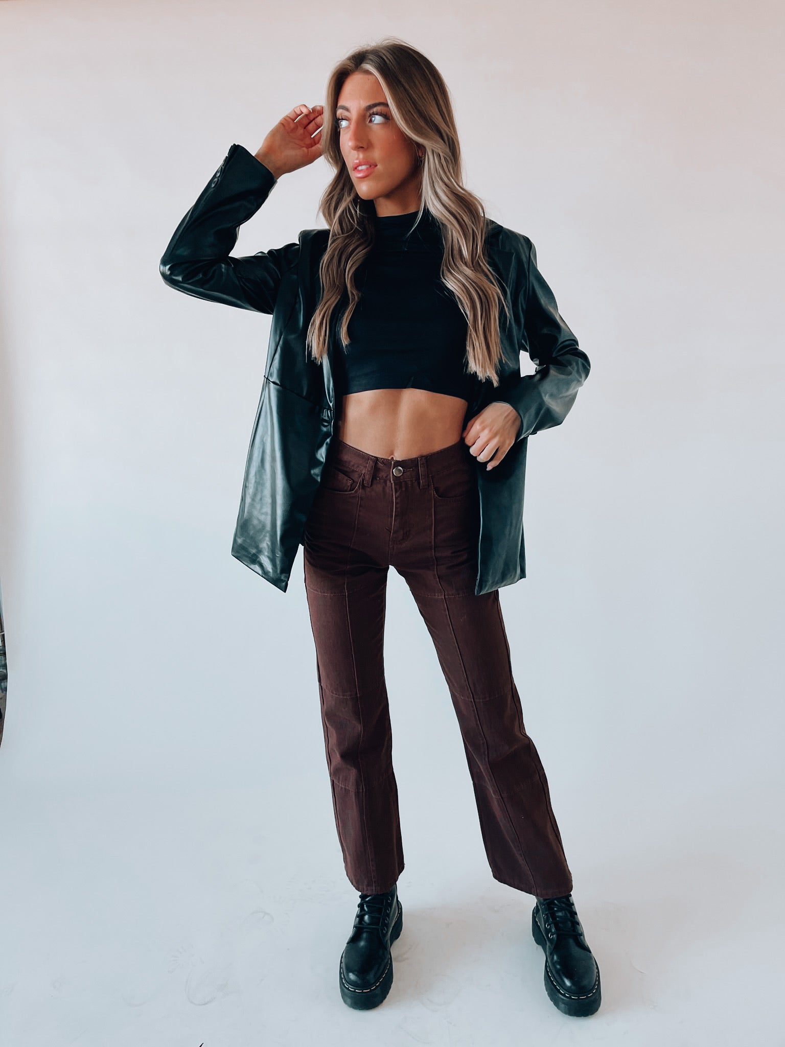 RESTOCKED: Chocolate Boyfriend Denim