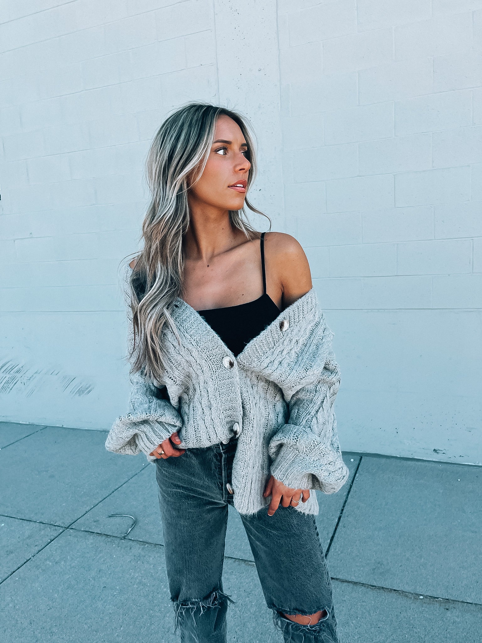 Levi Cable Knit Cardigan