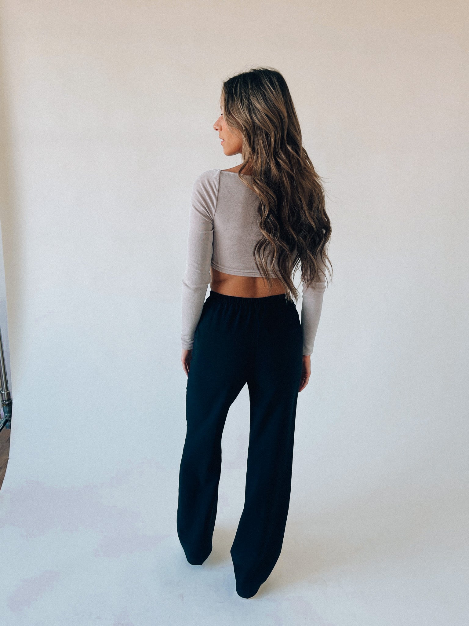 Ivy Fitted Cropped Long Sleeve