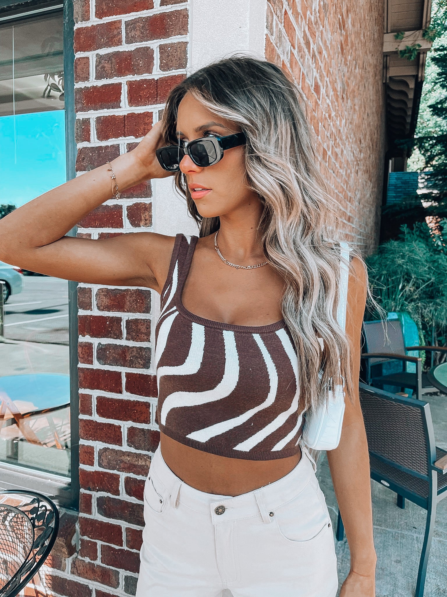 RESTOCKED: Chocolate Waves Knit Top