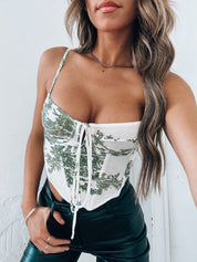 Lyra Cream Corset Top