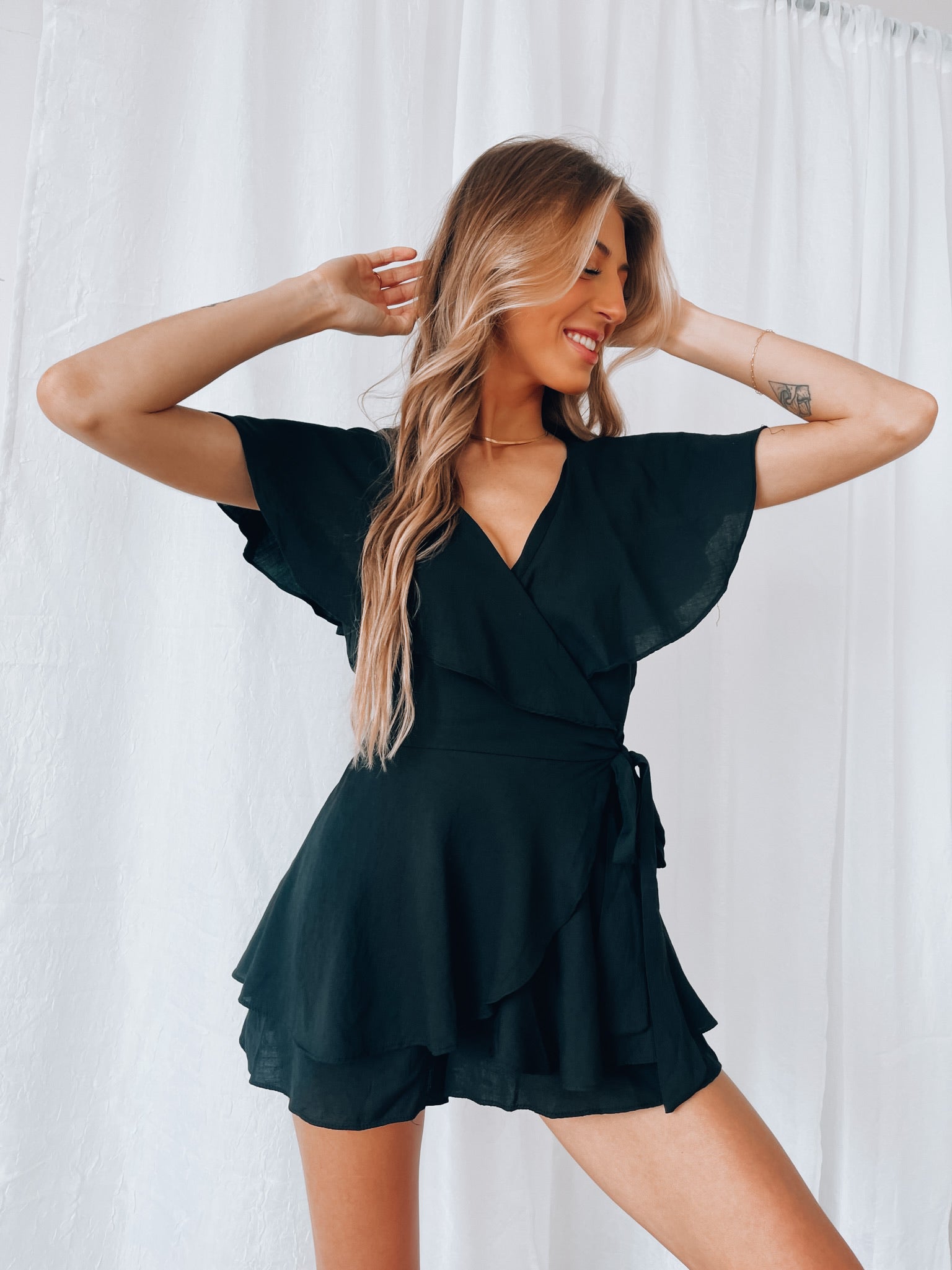 Kylah Wrap Romper