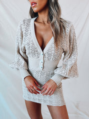 Kinzie Bubble Sleeve Mini Dress